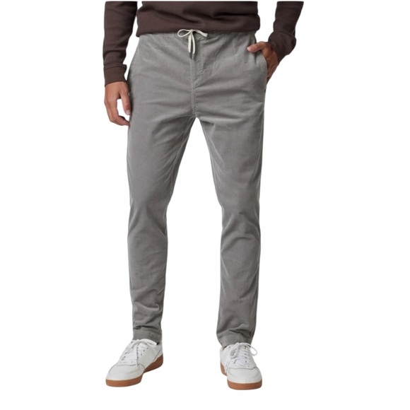Vuori Other - Vuori Men's Gray Corduroy Drawstring Pants